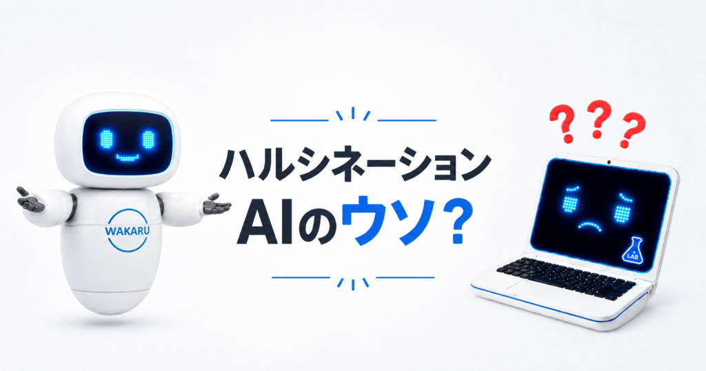 ハルシネーションとは?AIのウソを見抜く実験サムネイル